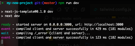 Run npm install